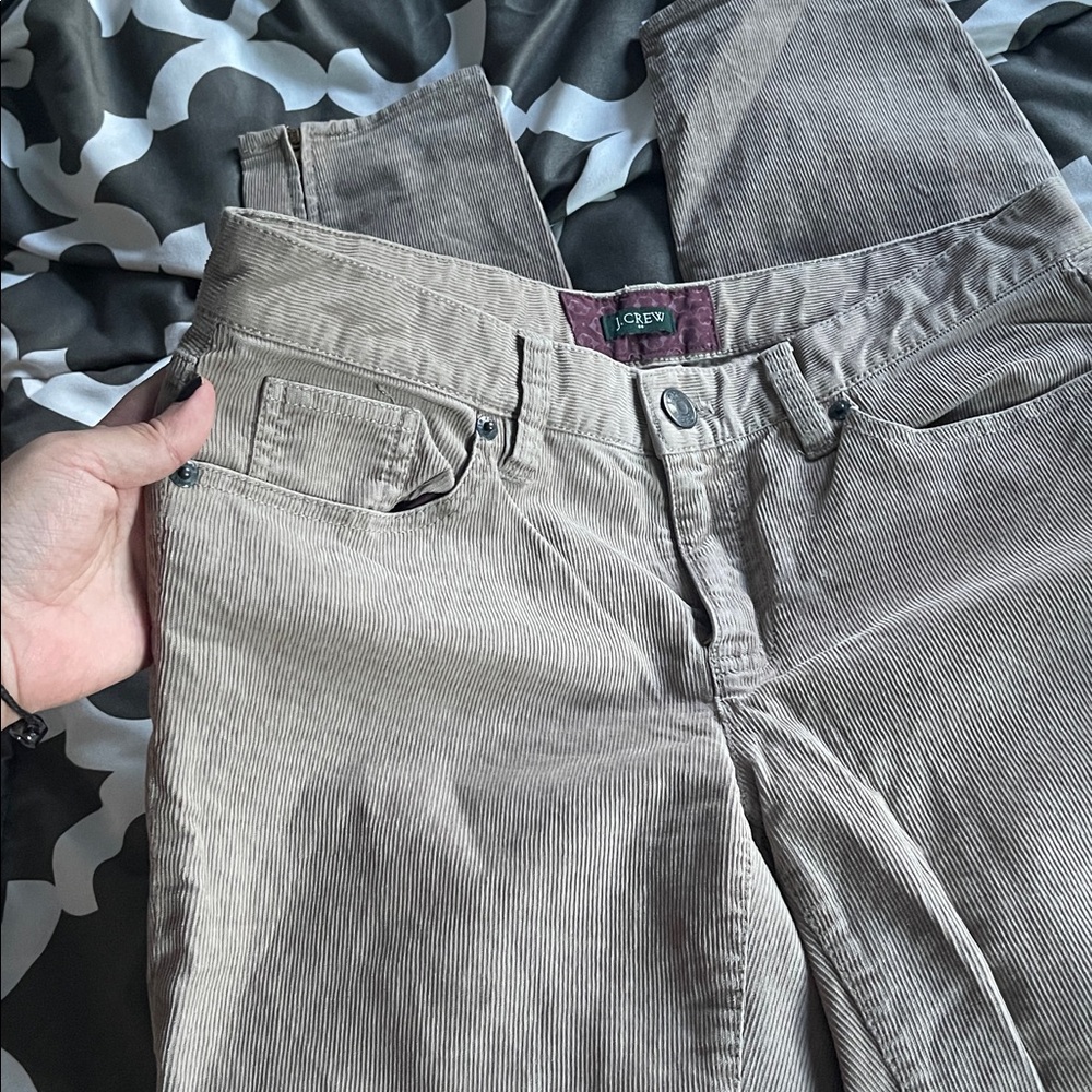 Vintage J. Crew Beige Corduroy Pants